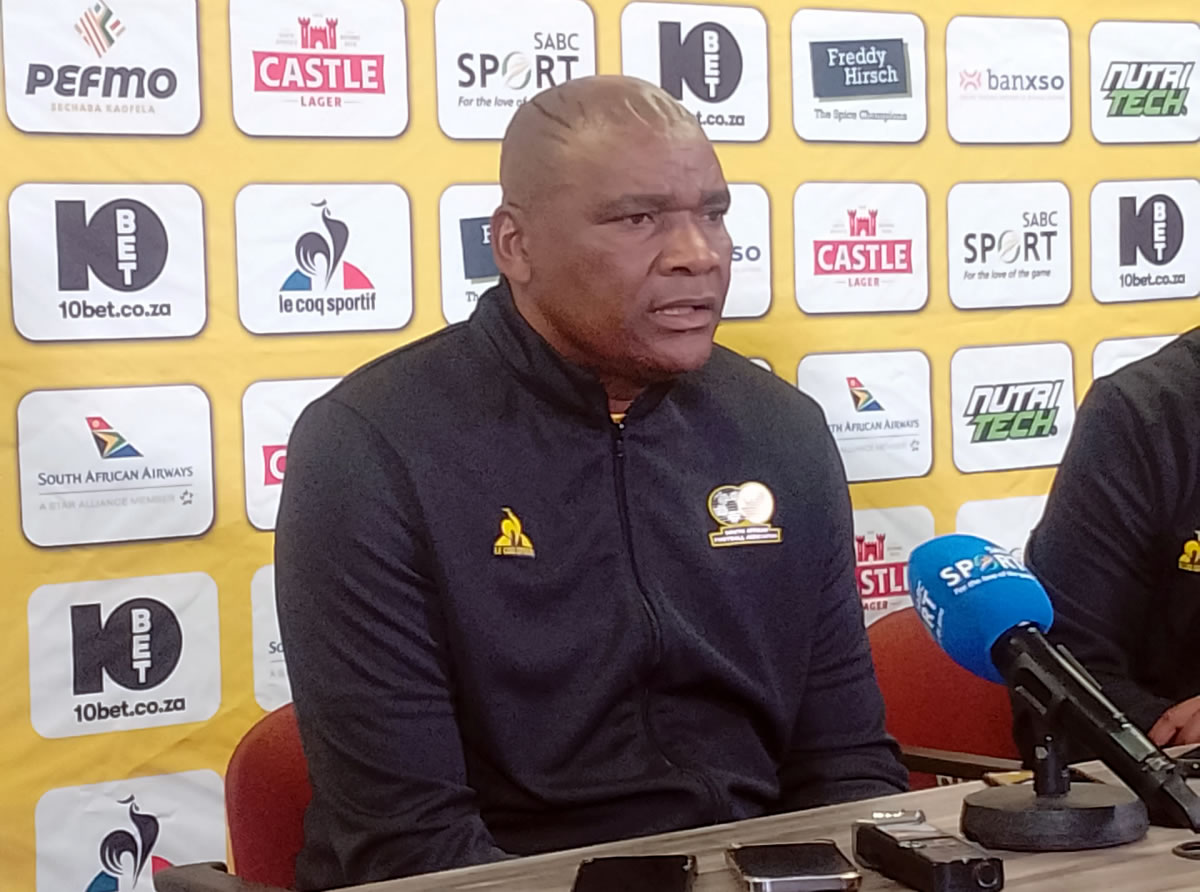 Bafana Bafana head coach Molefi Ntseki                           PHOTO: Tladi Moloi
