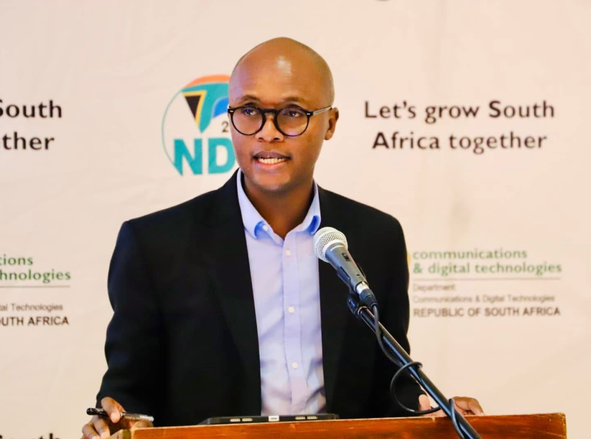 Minister of Communications and Digital Technologies Solly Mahlatsi to brief Parliament on the newly issued policy directives aimed at easing BEE requirements to accommodate Elon Musk's Starlink. PHOTO - Facebook/DCDT