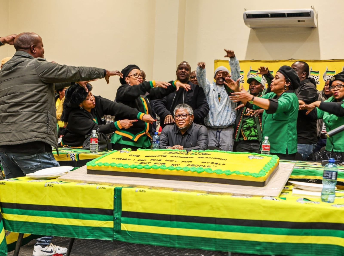 Free State ANC members singing paises for SG, Fikile Mbalula. Picture: Supplied