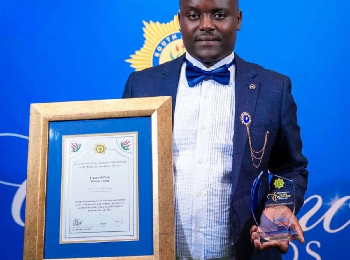 Tshepo Lediga  - Sportsman Of the Year Winner. Picture: Supplied