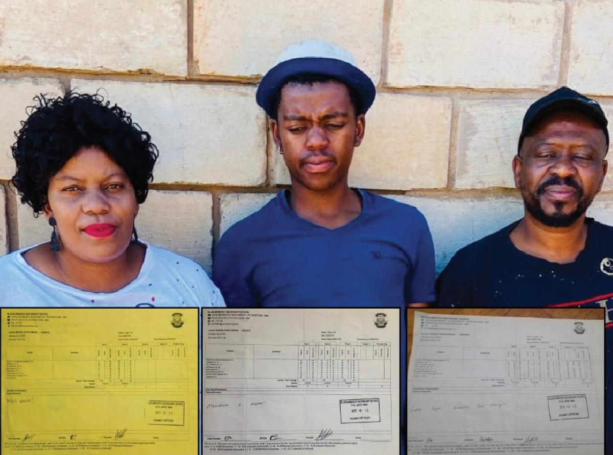 The Family of Khanya Mathe in Qwaqwa. Picture: Supplied