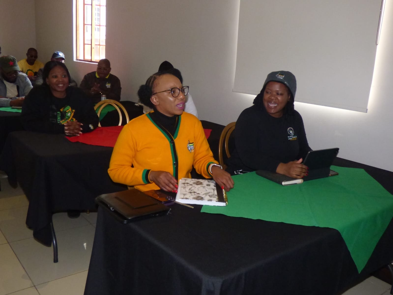ANC Deputy Provincial Secretary Dibolelo Mance meets with Fezile Dabi RTT