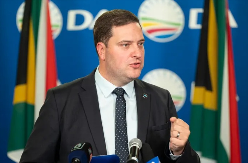 Democratic Alliance federal leader, Geordin Hill-Lewis.  Image: Armand Hough/Independent Newspapers